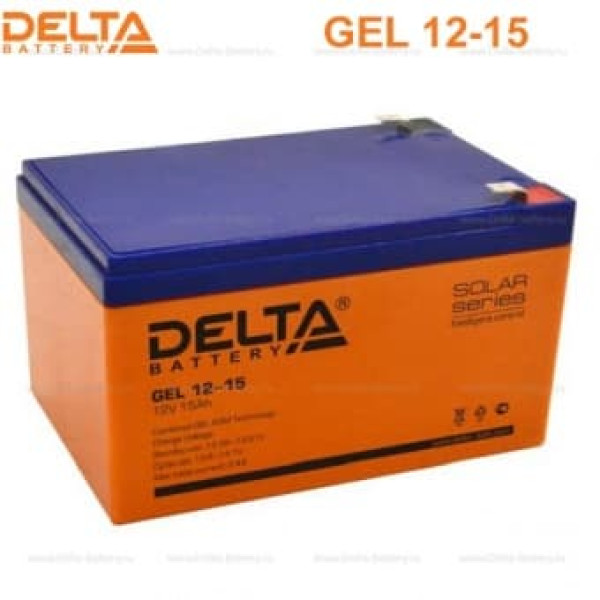 Аккумуляторная батарея Delta GEL 12-15 (12V / 15Ah) в Кирове