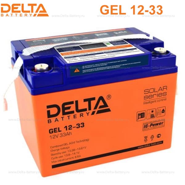 Аккумуляторная батарея Delta GEL 12-33 в Кирове