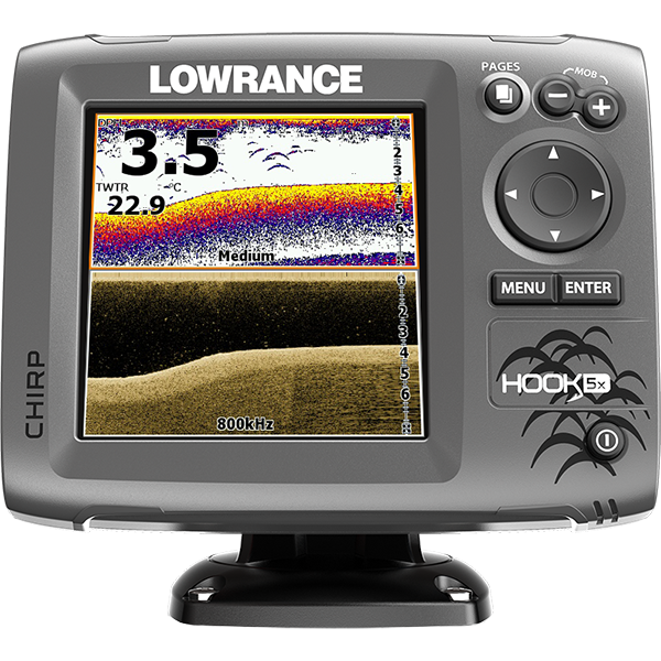 Эхолот Lowrance Hook-5 Mid/High/DownScan в Кирове