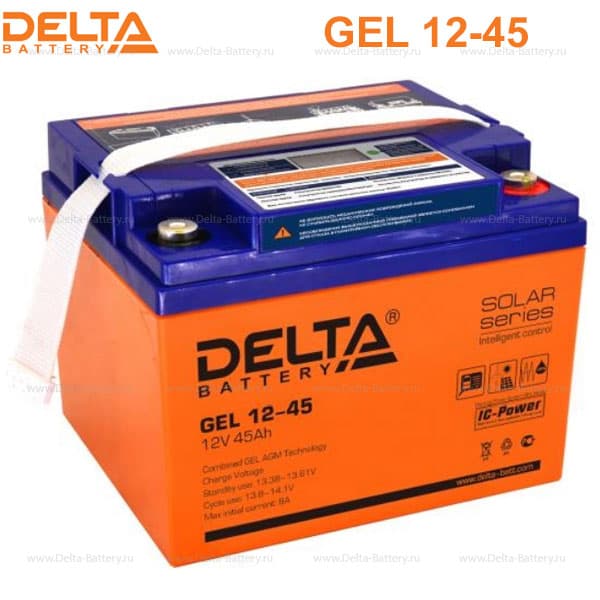 Аккумуляторная батарея Delta GEL 12-45 в Кирове