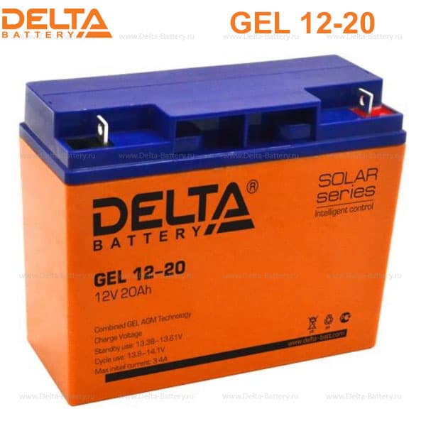 Аккумуляторная батарея Delta GEL 12-20 (12V / 20Ah) в Кирове