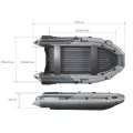 Лодка надувная Angler SKAT TRITON 370NDFi с интегрир. фальшбортом и пласт. транц в Кирове