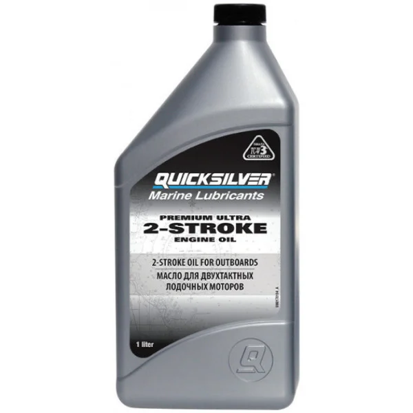 Масло Quicksilver 2-stroke Premium Ultra TCW3 1л 92-8M0170003 в Кирове