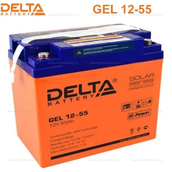 Аккумуляторная батарея Delta GEL 12-55 в Кирове