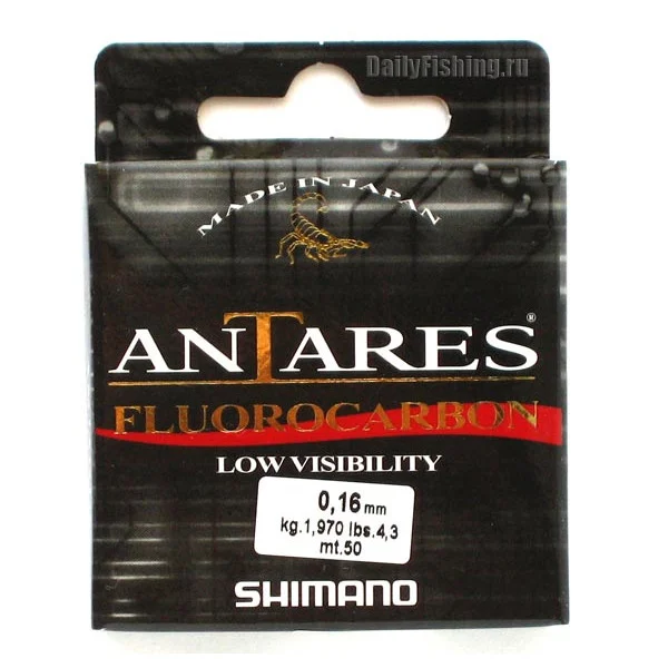 Леска зимняя Shimano Antares Fluorocarbon 30 м. 0,10 мм в Кирове