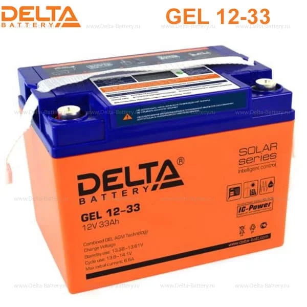 Аккумуляторная батарея Delta GEL 12-33 в Кирове