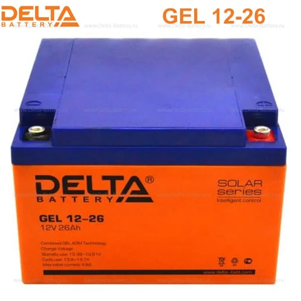 Аккумуляторная батарея Delta GEL 12-26 в Кирове